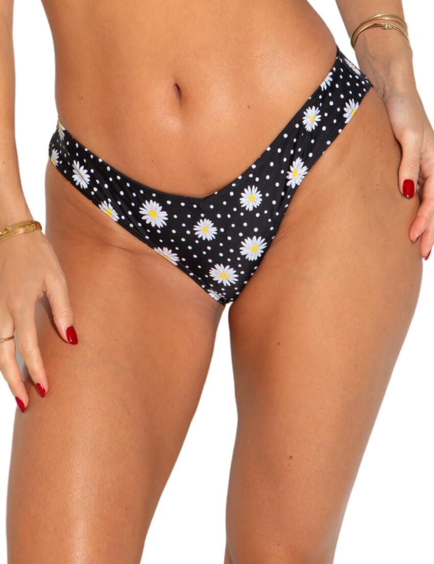 24503 Pour Moi Out Of Office High Leg Bikini Brief 24503 Daisy Spot