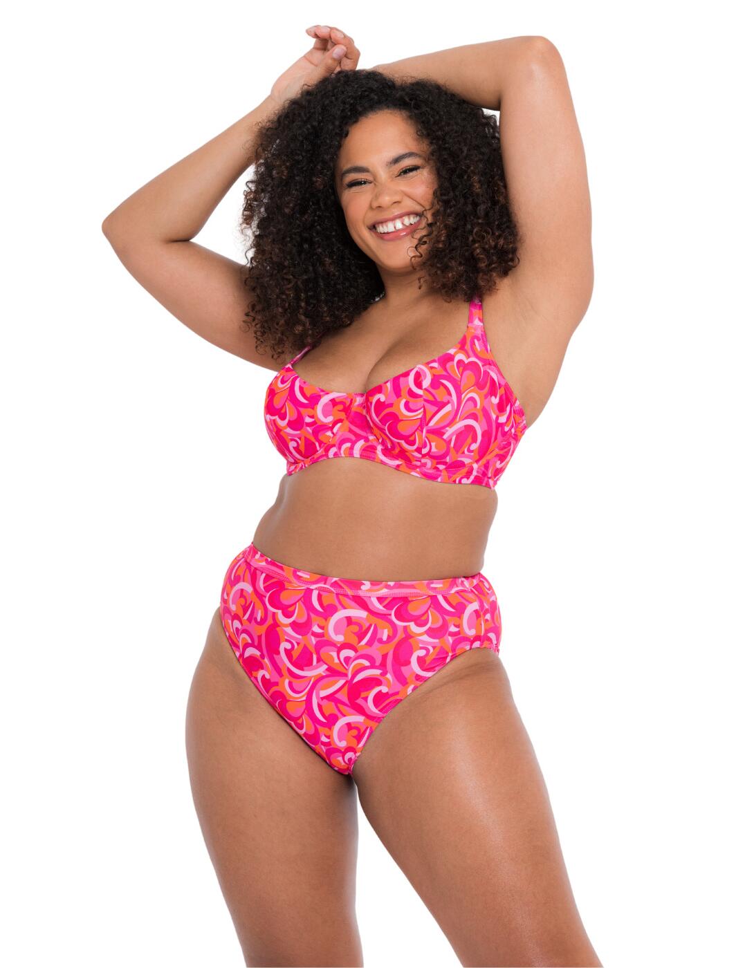 Curvy Kate Retro Wave Balcony Bikini Top Belle Lingerie