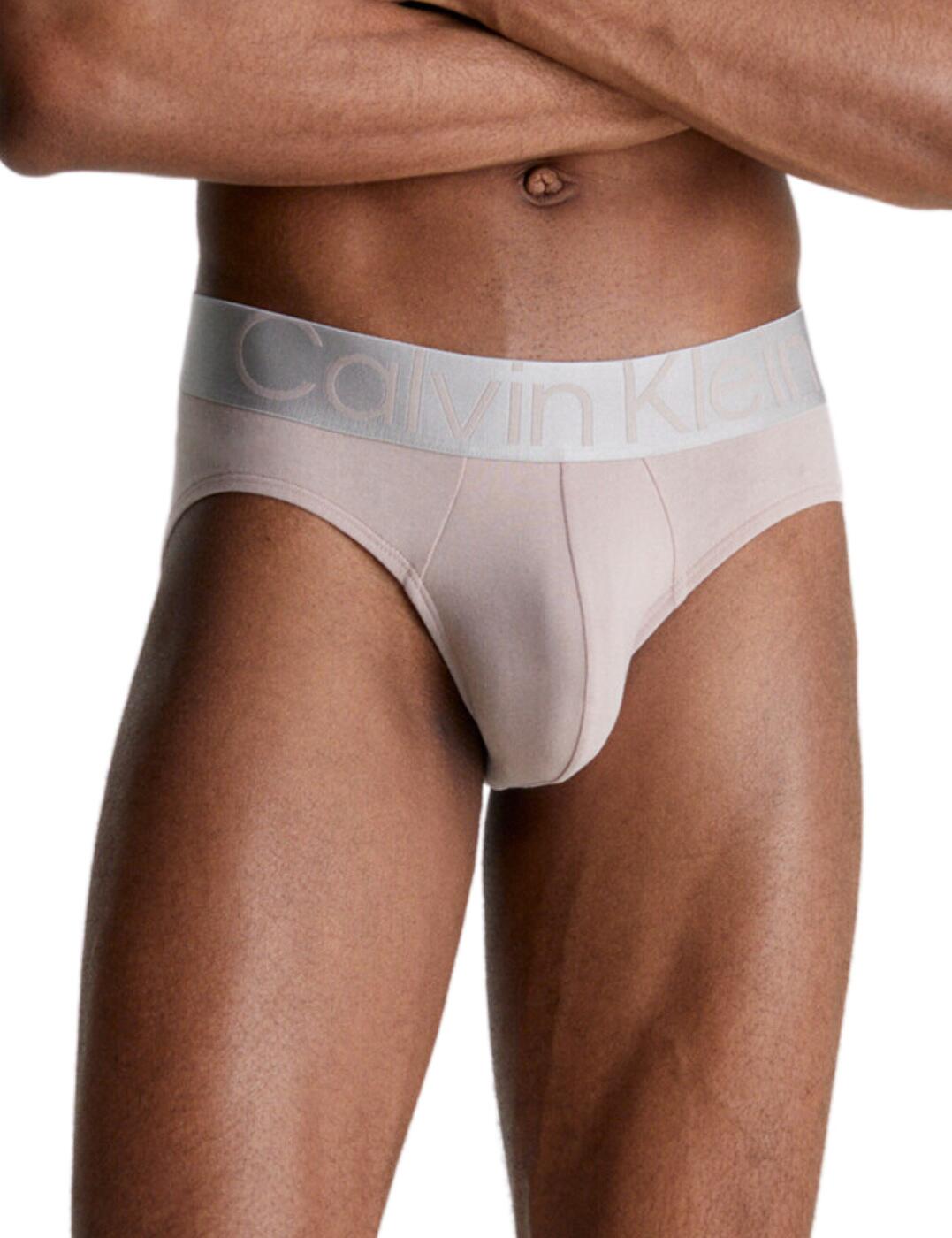 Calvin Klein Mens Steel Cotton Hipster Brief Pack Belle Lingerie