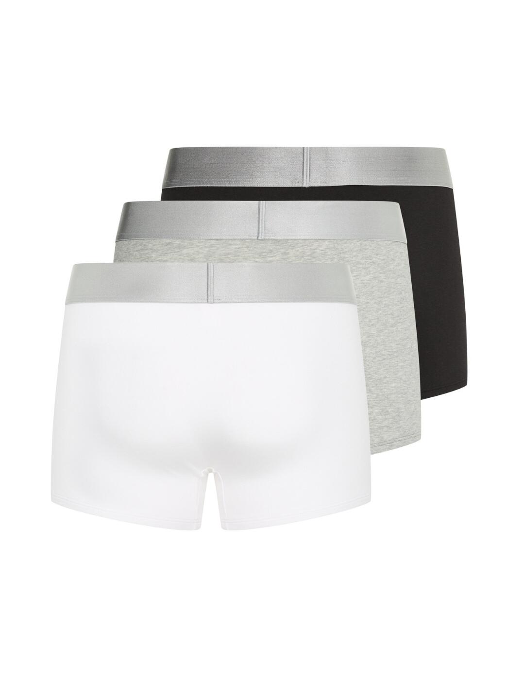 Calvin Klein Mens Steel Cotton Trunks Pack Belle Lingerie Calvin