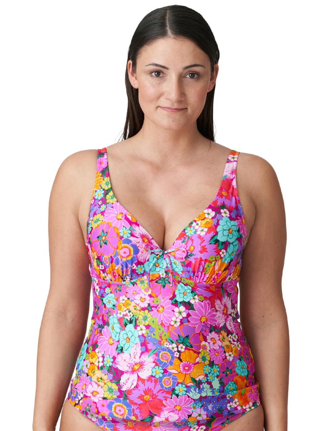 Prima Donna Najac Half Padded Plunge Tankini Top Belle Lingerie