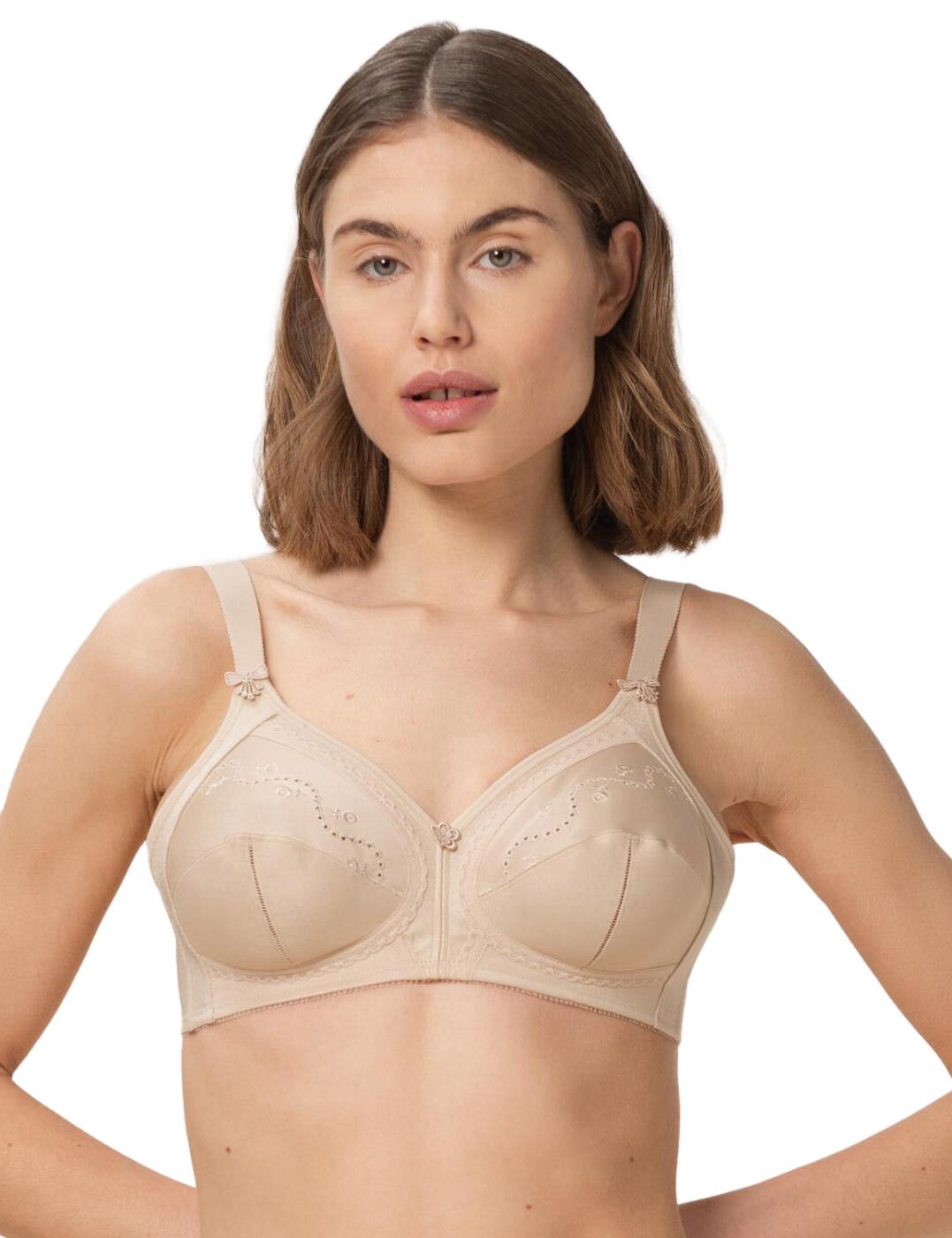 Triumph Doreen Cotton Mix Non Wired Bra Belle Lingerie