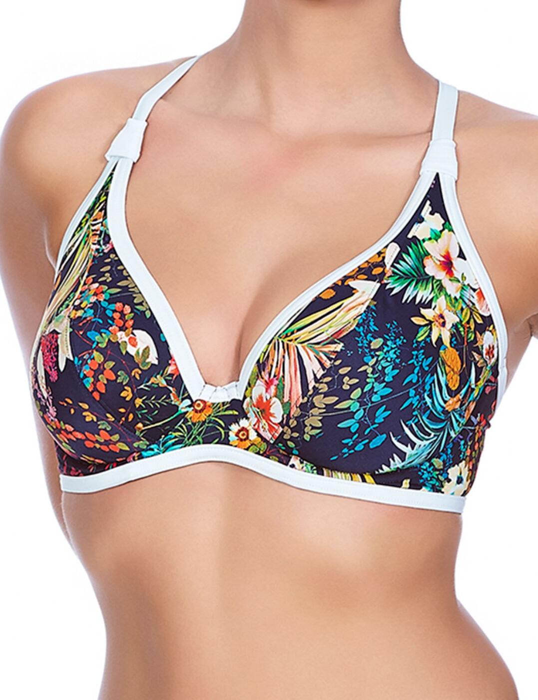 Freya Club Tropicana Banded Halterneck Bikini Top Belle Lingerie