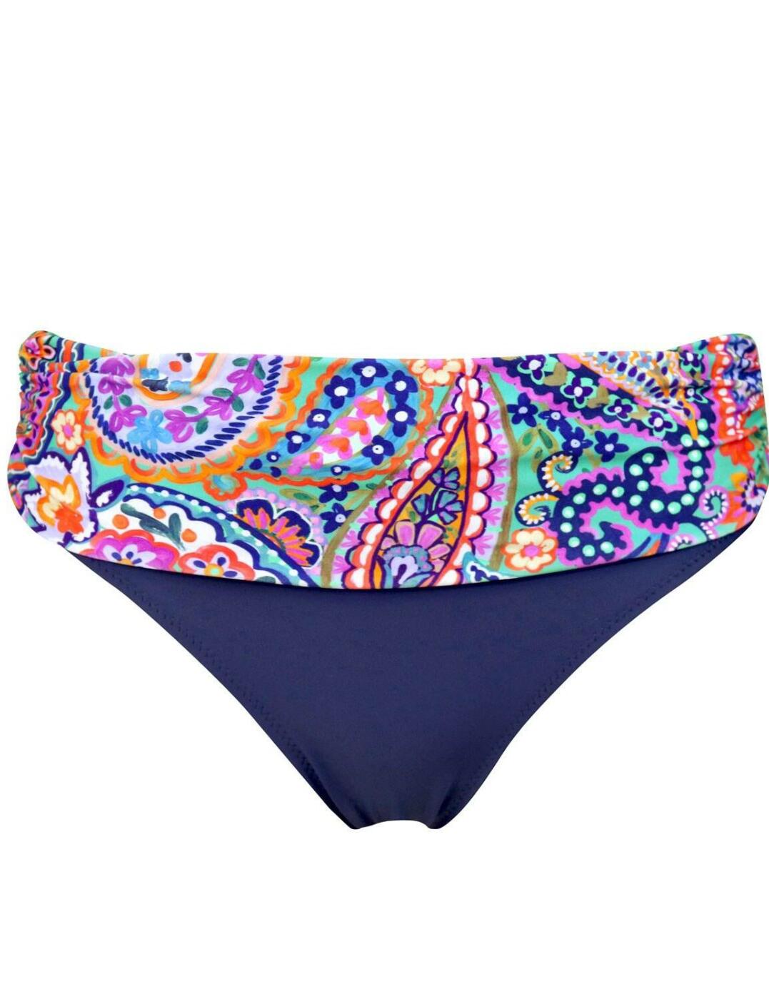 Pour Moi Bohemia Fold Over Bikini Brief Multi Belle