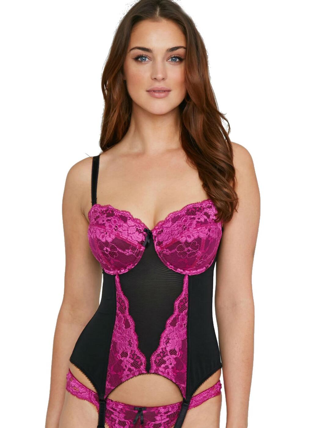 Pour Moi Amour Underwired Padded Basque 1505 New Sexy Lingerie EBay