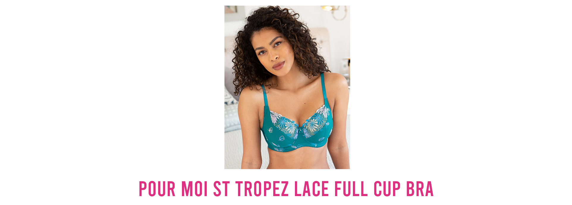 Exclusive big cup bra, satin, lace inlays