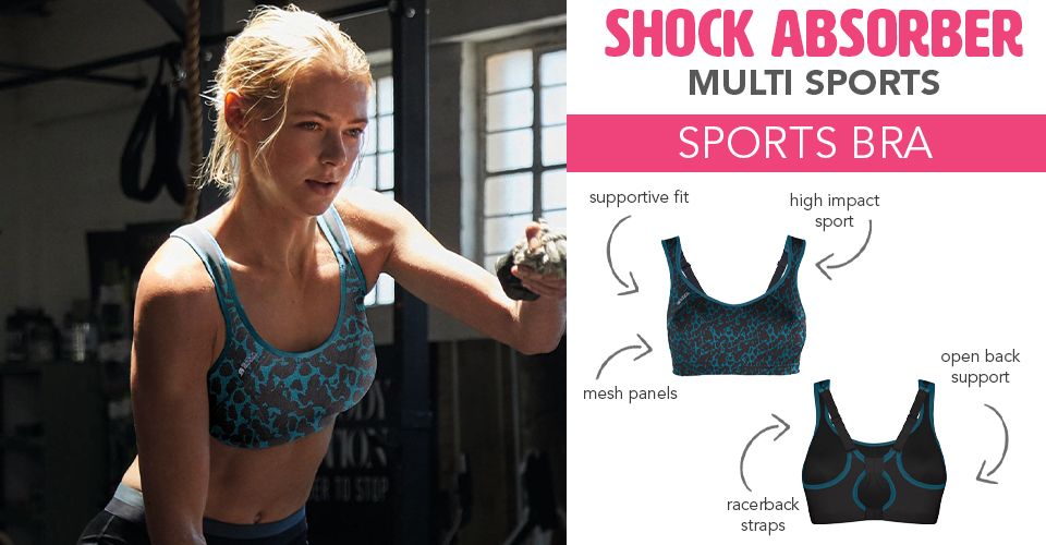 Full Support Racerback Shock Absorber Bra