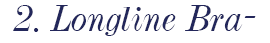 freya pansy longline bra logo
