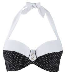panache britt black halter neck bikini top