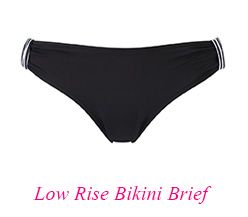 3607 Freya Tootsie Low Rise Bikini Brief Black