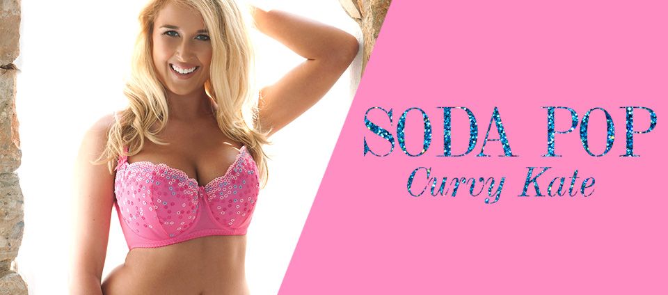 curvy kate soda pop cerise pink glitter blog banner