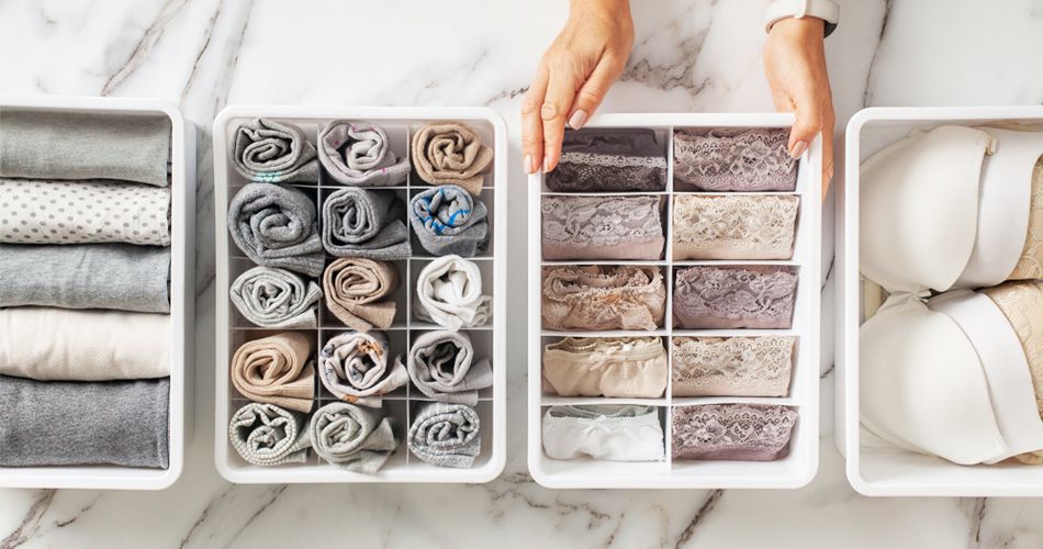 How To Fold Underwear  Closet Organization for your Underwear Drawer 