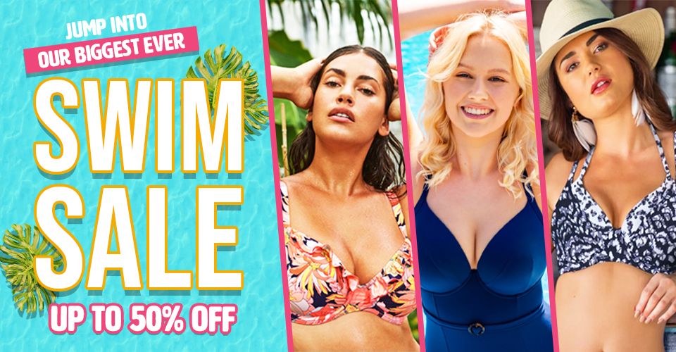 Curvy hot sale swimwear sale