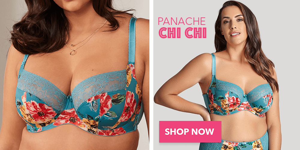 Panache chi chi balcony bra, floral bra