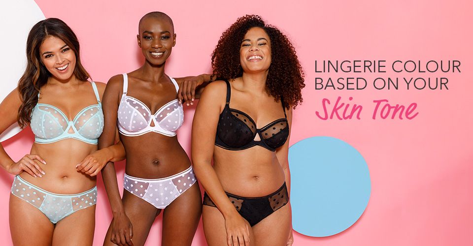 lingerie colours based on your skin tone