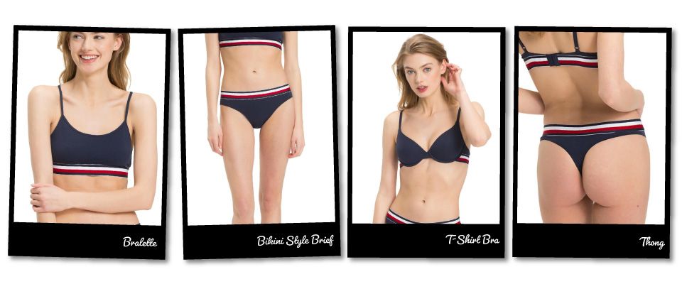 Stylish Tommy Hilfiger Swimwear and Lingerie Set