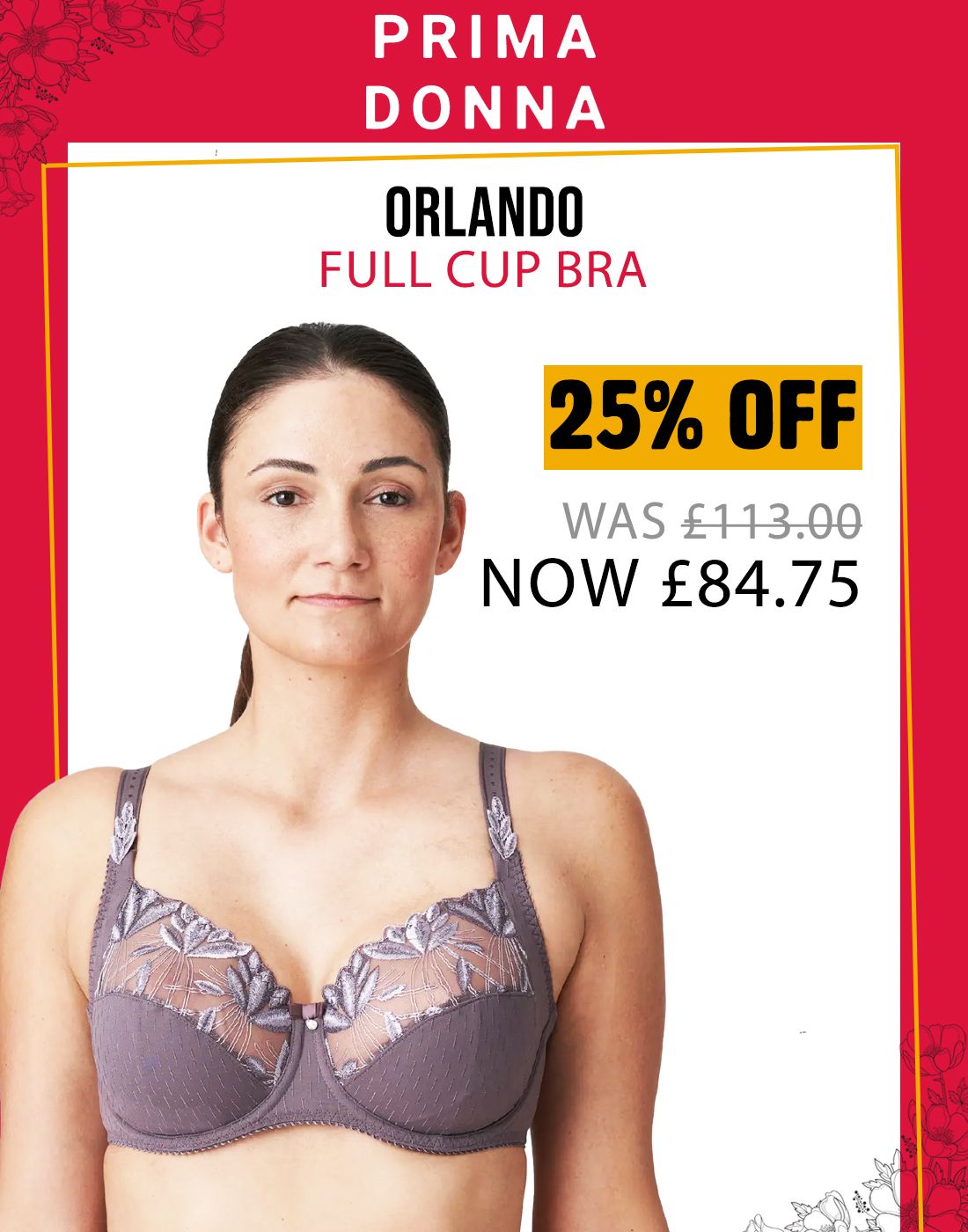 Prima Donna Orlando Full Cup Bra - Belle Lingerie