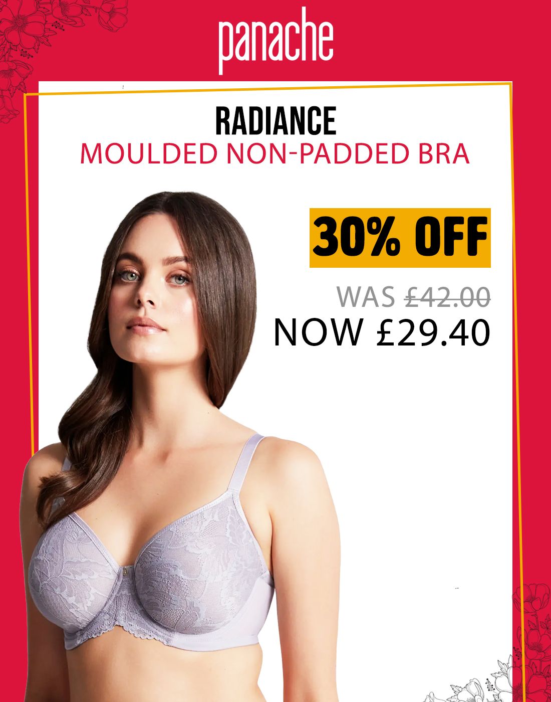 Radiance moulded non-padded bra