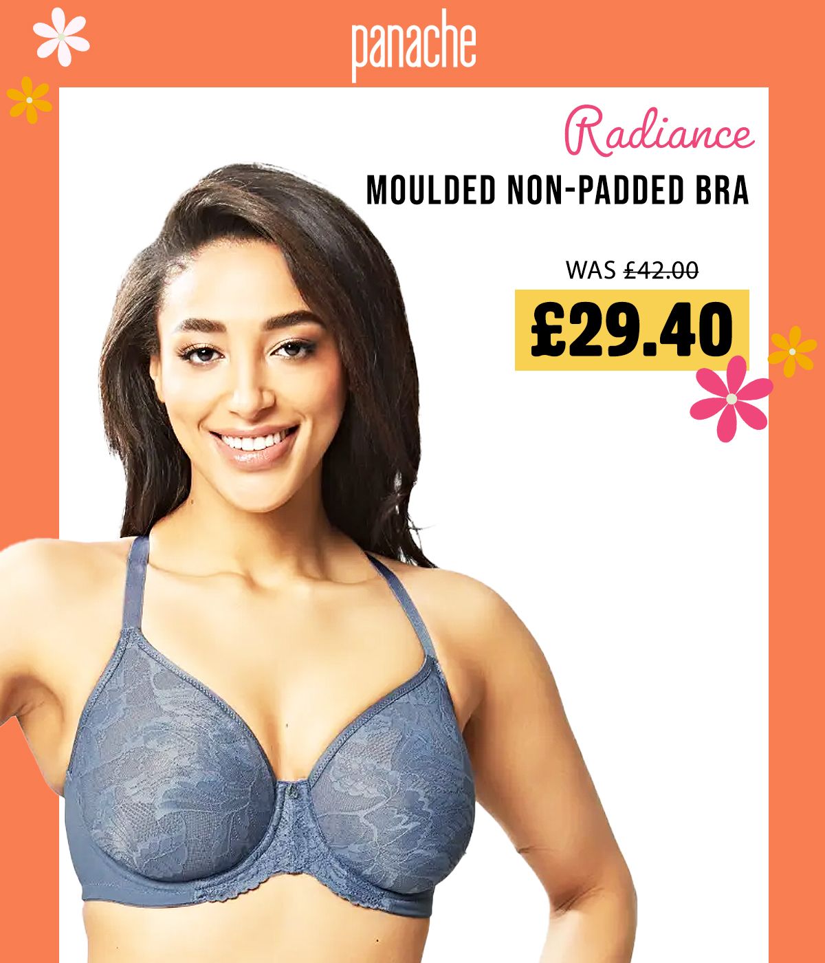 Radiance moulded non-padded bra