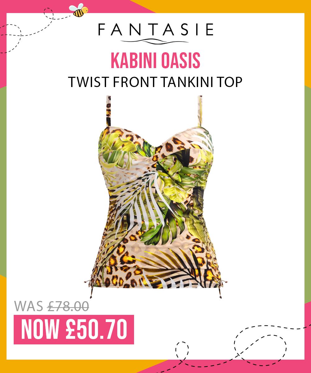 Fantasie Kabini Oasis Twist Front Swimsuit - Belle Lingerie