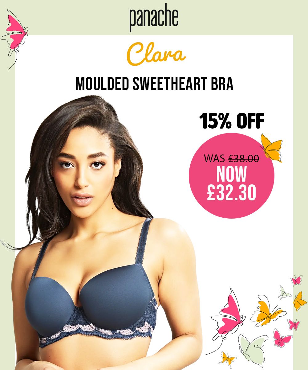 Panache Clara Moulded Cup Sweetheart Bra