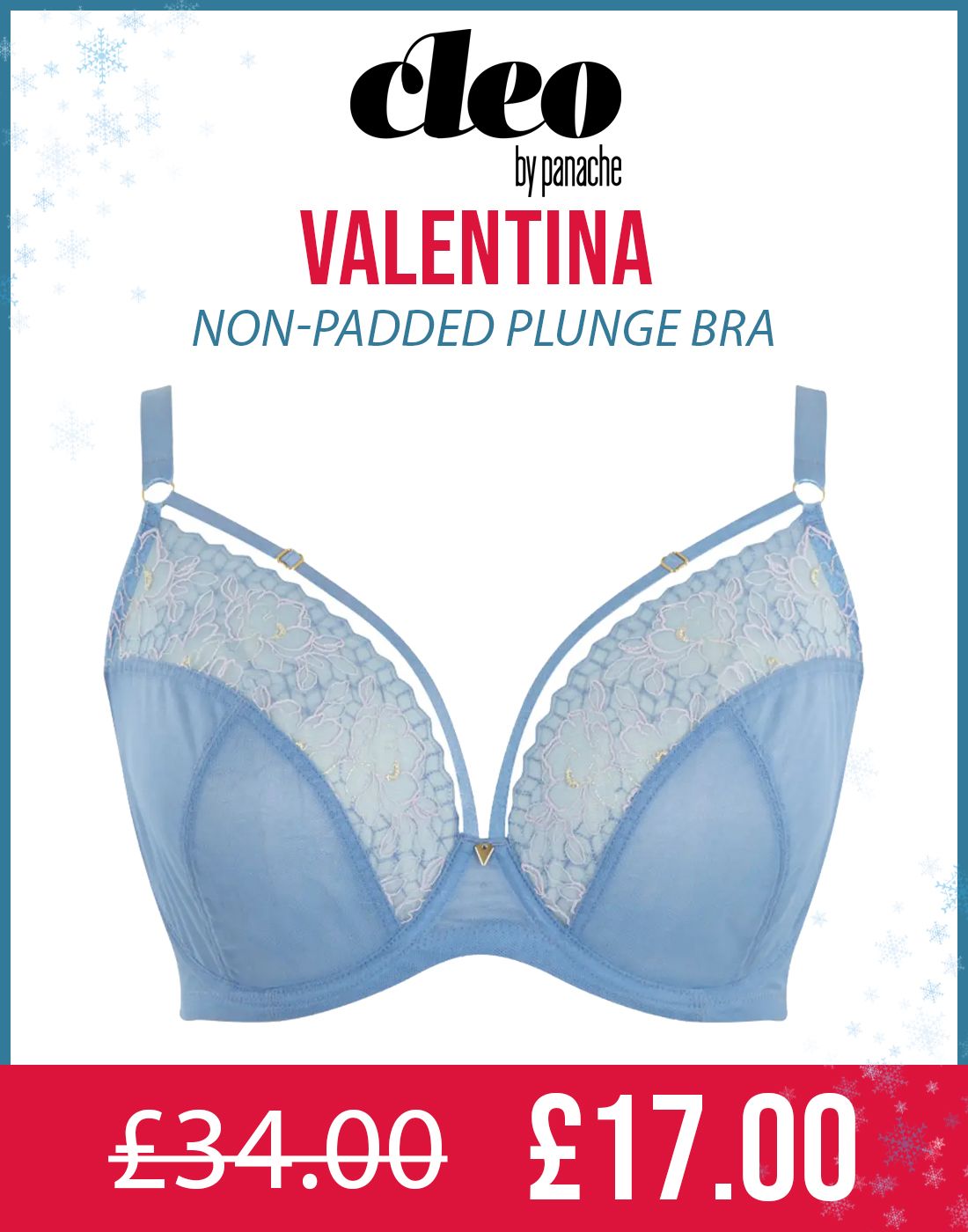 Cleo by Panache Valentina Luxe Plunge Bra - Belle Lingerie