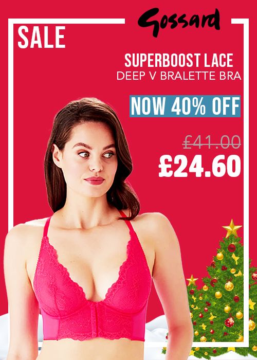 Buy Gossard Superboost Lace Deep V Bralette from Next Luxembourg