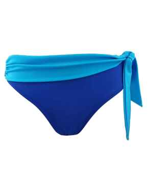 27003 Pour Moi Bahamas Tie Belt Bikini Brief - 27003  Blue/Aqua