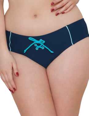 CS4063 Curvy Kate Set Sail Bikini Short  - CS4063 Indigo Mix