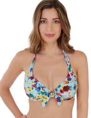 1680620 Lepel Flower Power Halter Bikini Top - 1680620 Blue/Multi