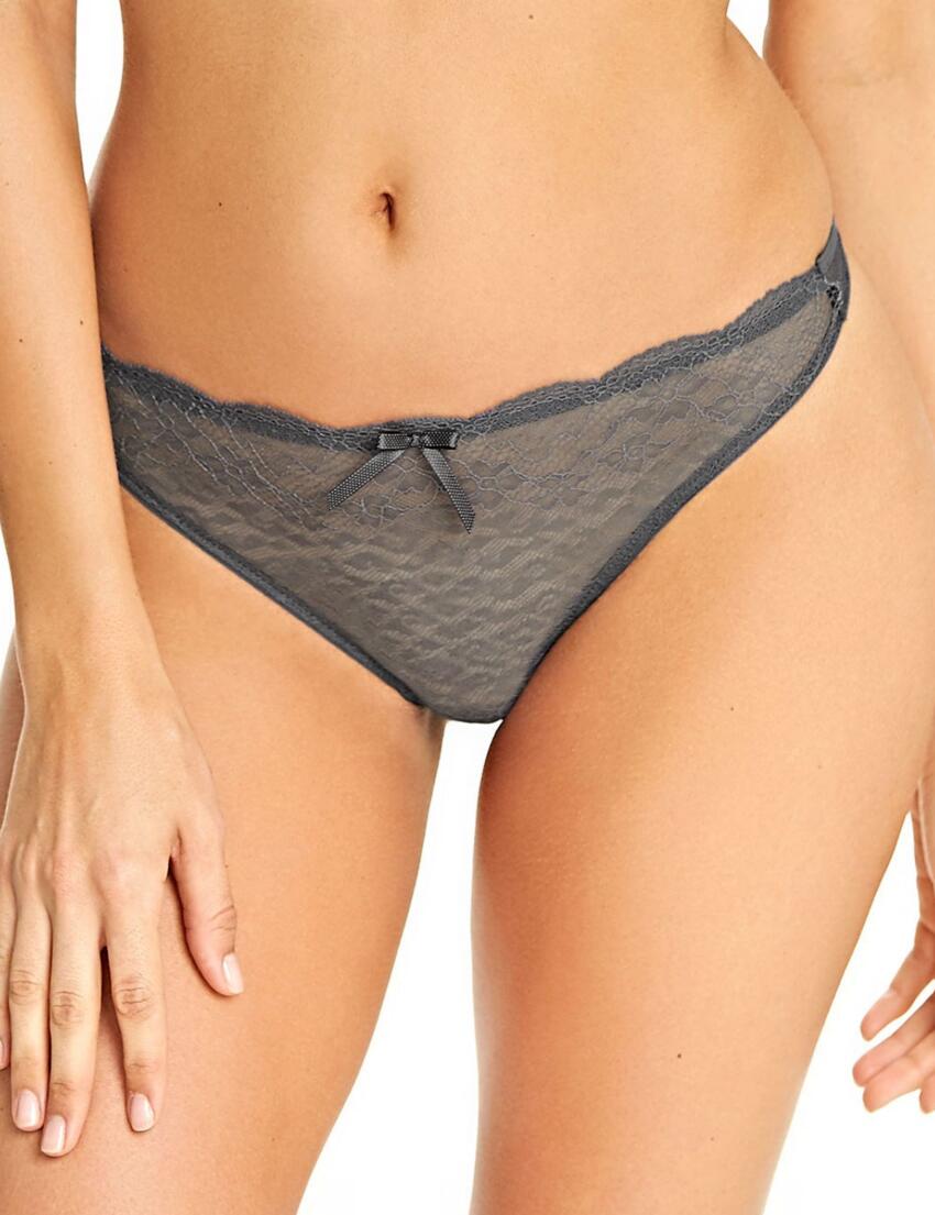 1008 Freya Fancies Thong  - 1008 Graphite