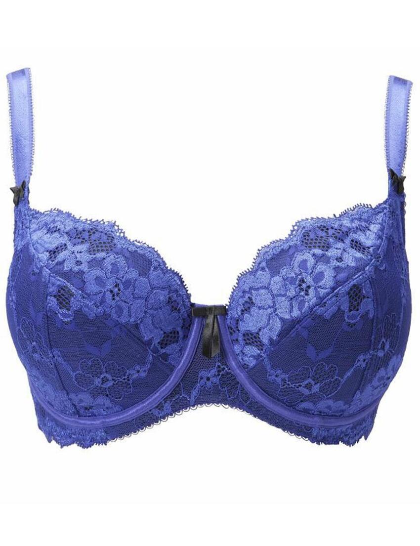 1502 Pour Moi Amour Non Padded Balcony Bra - 1502 Royal Blue