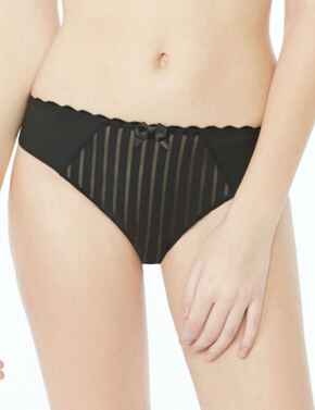 02446 Bestform Stockholm High Leg Brief Black - 02446 Black 