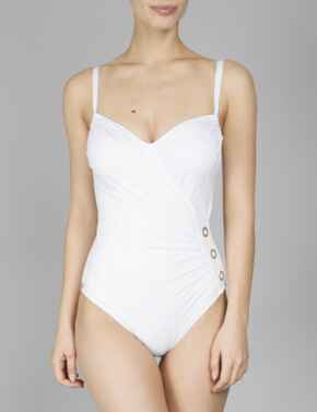 Maison Lejaby Elixir Deesse Underwired Non-Padded Swimsuit in White