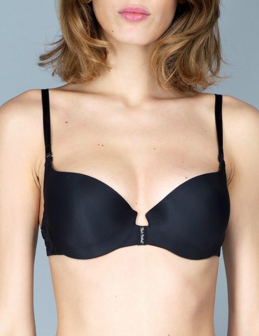 16316 Maison Lejaby Emotion Contour Demi Cup Bra - 16316 Noir