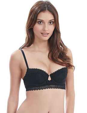 122003 Wacoal Sensuality Underwired Padded 3/4 Cup Bra - 122003 Black