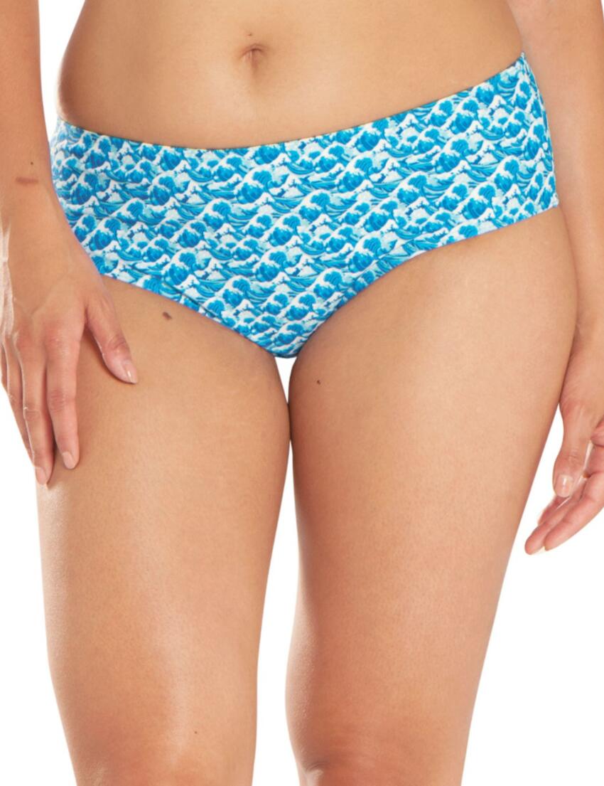 CS4803 Curvy Kate Riptide Retro Short Blue Print - CS4803 Blue Print