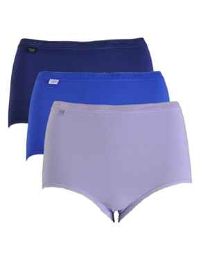 10105593 Sloggi Basic Maxi Brief 3 Pack - 10105593 Blue/Lilac/Navy