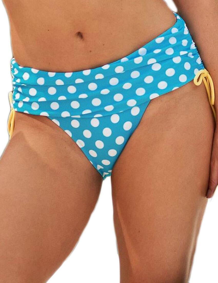 68003 Pour Moi Starboard Fold Adjustable Bikini Brief - 68003 Turquoise/Lemon