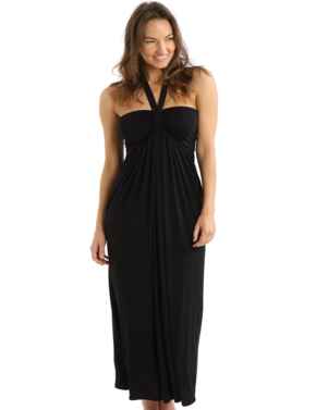 5018 Fantasie Aphrodite Halterneck Maxi Dress - 5018 Black