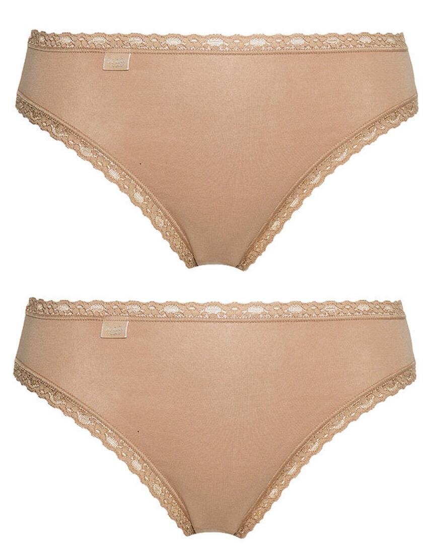 10184033 Sloggi Everyday Tai Briefs 2 Pack - 10184033 Brush