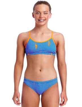 FS02G02000 Funkita Girls Ocean Swim Racerback Two Piece Bikini Set - FS02G02000 Ocean Swim