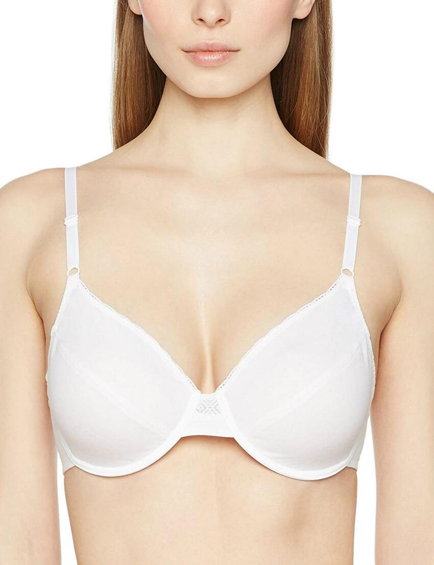 10163168 Sloggi EverNew Lace H W Bra - 10163168 White