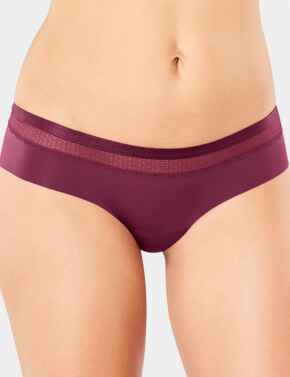 10186053 Sloggi S Silhouette Low Rise Cheeky Hipster Briefs - 10186053 Bordeaux