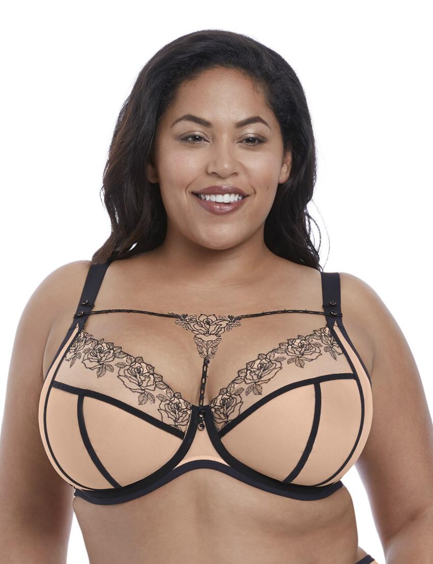 4370 Elomi Tori Underwired Plunge Bra - 4370 Tattoo