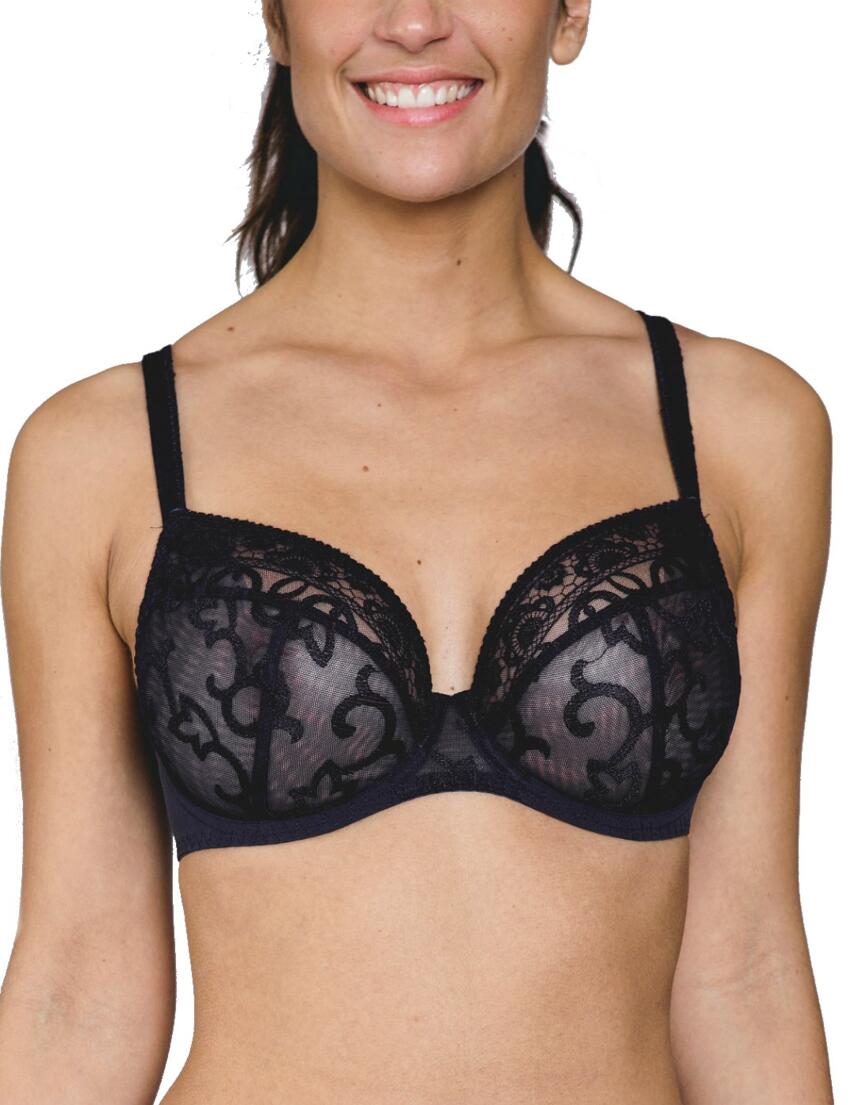 41733 Maison Lejaby Shadow 3 Part Full Cup Bra - 41733 Nuit Noire