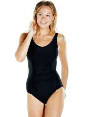 8114090001 Speedo Vivienne Clipback One Piece Swimsuit - 8114090001 Black