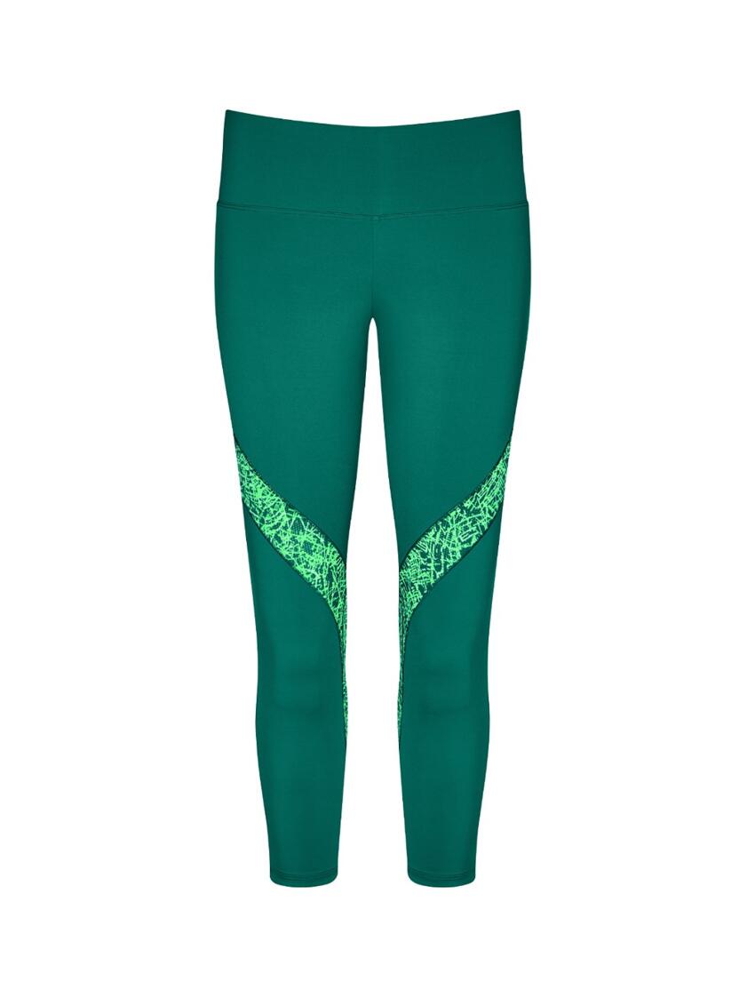 10193939 Sloggi Women Move FLOW LIGHT Capri Pant - 10193939 Broccoli
