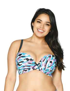 CS004303 Curvy Kate Miami Heat Plunge Bikini Top - CS004303 Print Mix