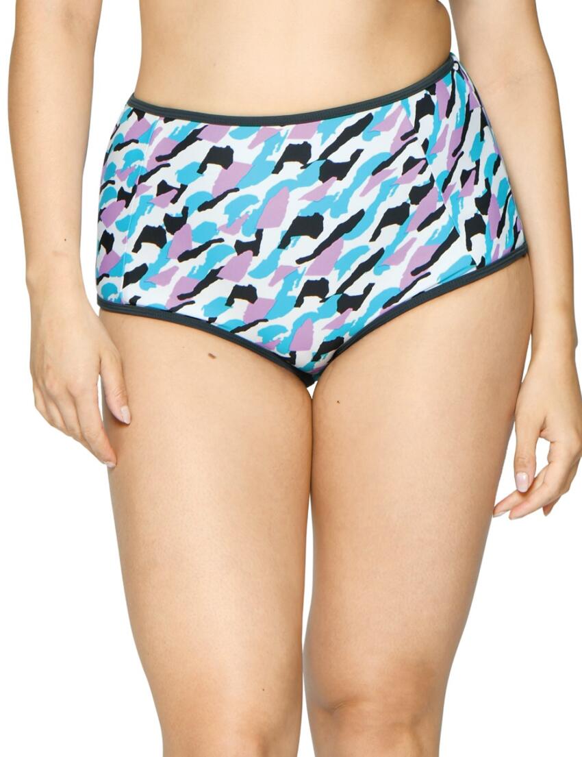 CS004505 Curvy Kate Miami Heat High Waist Bikini Brief - CS004505 Print Mix